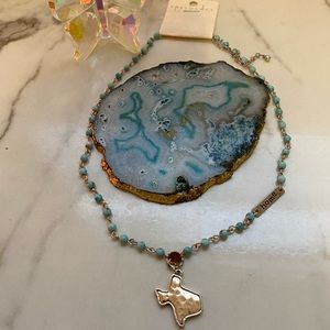 Texas charm necklace